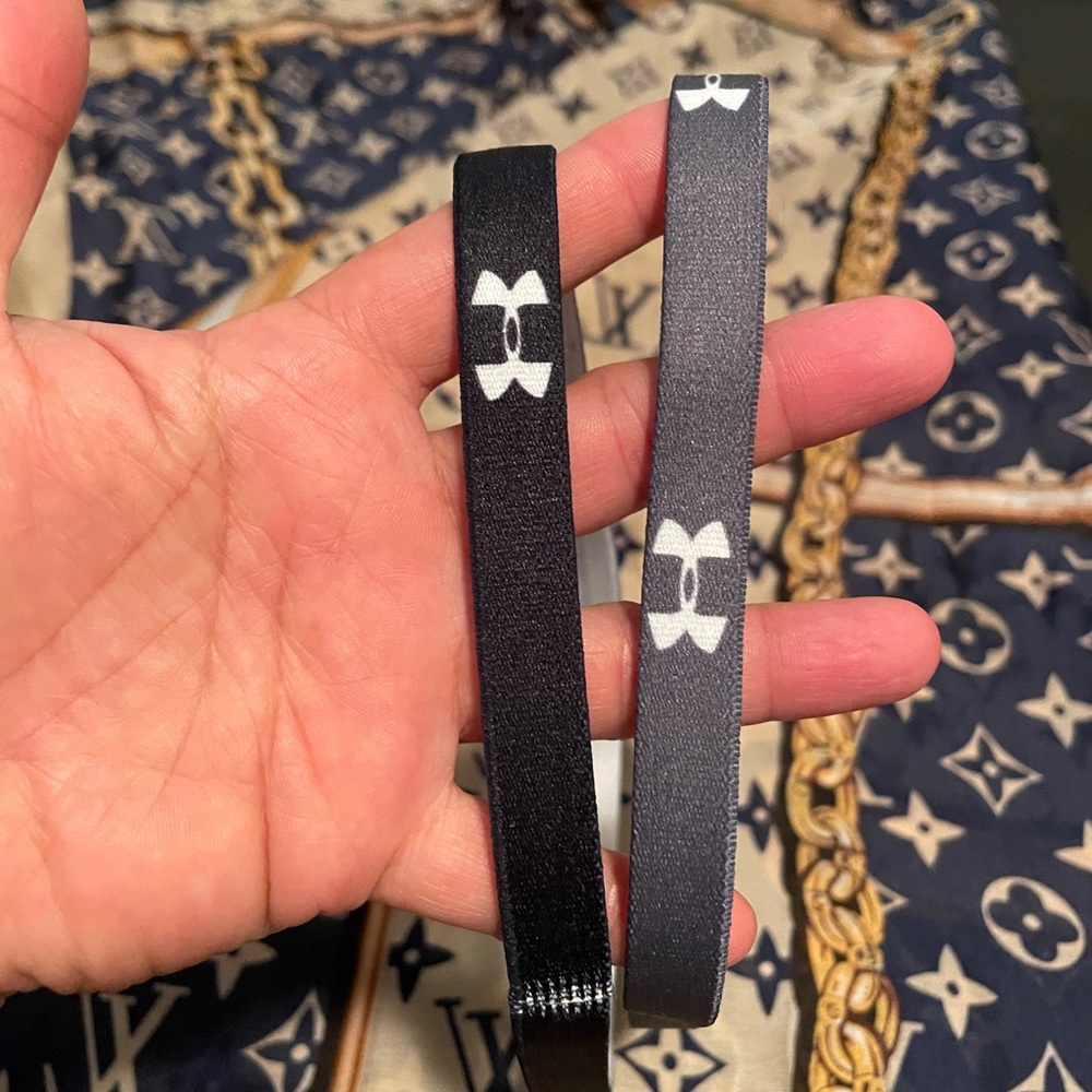 Under Armour Black and Gray Hair Accessories Durable Design